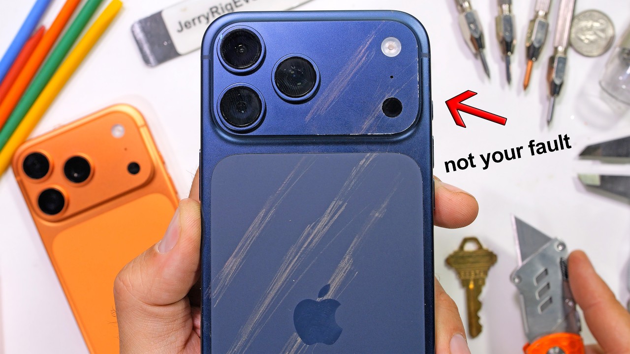 iPhone 17 Pro Scratch Gate is Real -- But its not your fault - YouTube