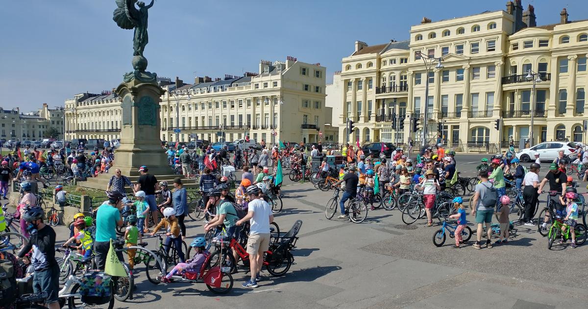 Families call for safer cycle routes in Brighton and Hove