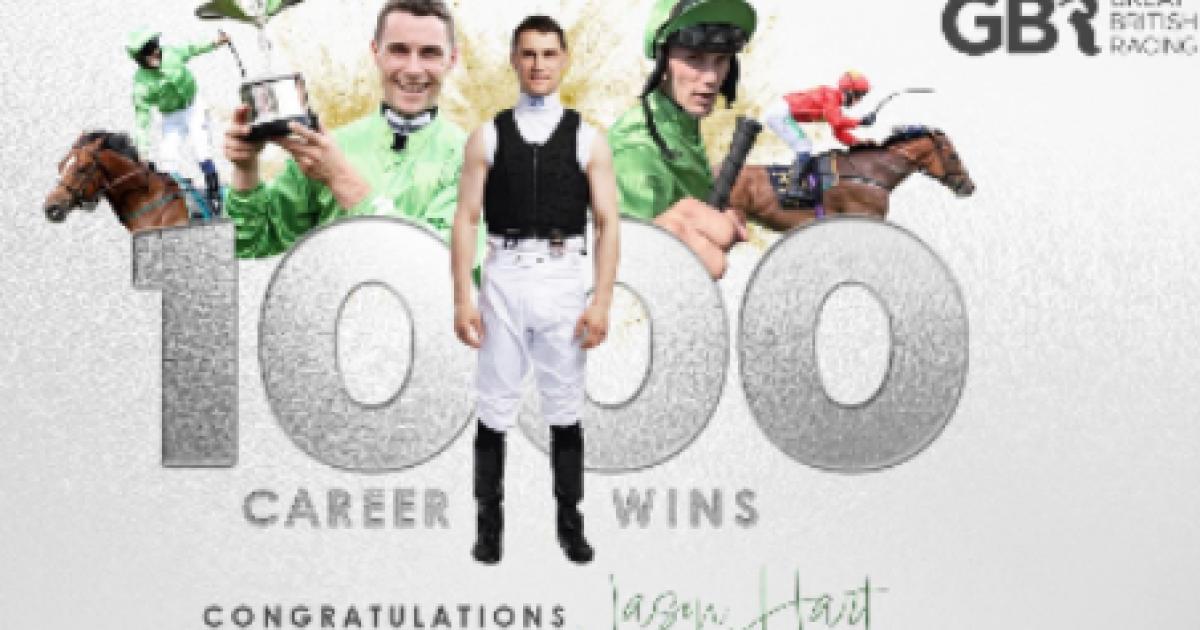 Hawick's Jason Hart reaches 1,000th British winner at York