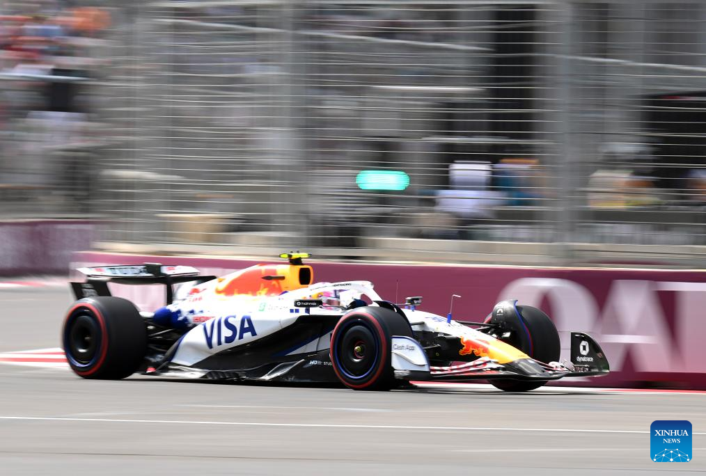 practice session of 2025 Formula One Azerbaijan Grand Prix-Xinhua