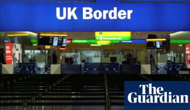 Family of three are first arrivals in UK under ‘one in, one out’ immigration deal | Immigration and asylum