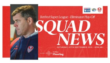 Saints squad for Eliminator against Leeds