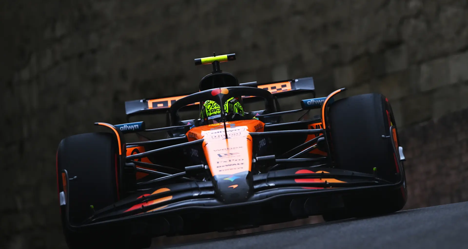 BAKU, AZERBAIJAN - SEPTEMBER 18: Lewis Hamilton of Great Britain and Scuderia Ferrari waves as he