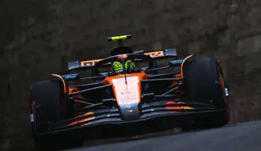 BAKU, AZERBAIJAN - SEPTEMBER 18: Lewis Hamilton of Great Britain and Scuderia Ferrari waves as he
