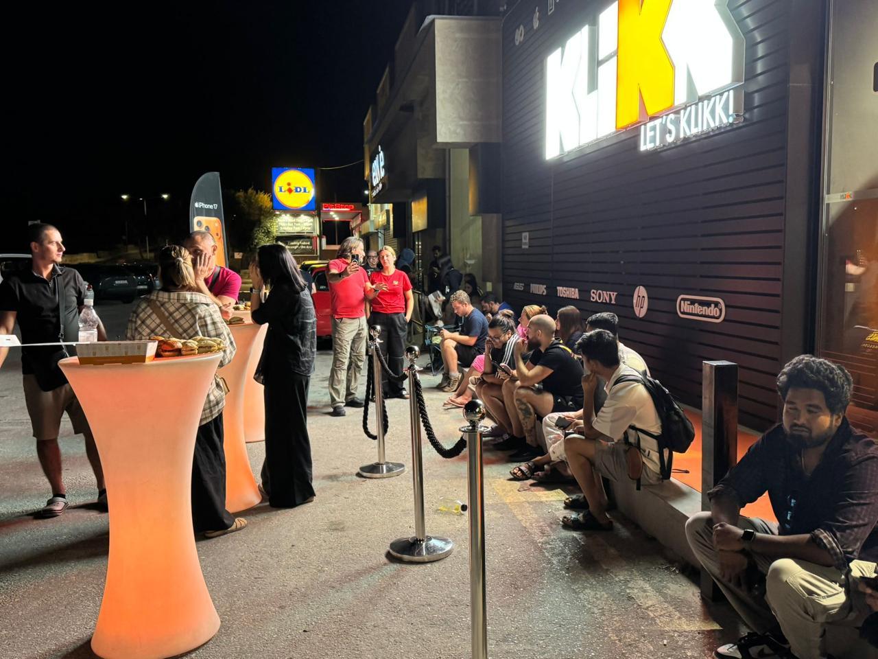 The launch of the new iPhone products at Klikk in Żejtun.