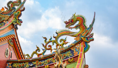 Jiufen Zhaoling Temple. Taoist temples in Taiwan