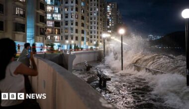 Super Typhoon Ragasa: 14 killed in Taiwan and Hong Kong brought to standstill