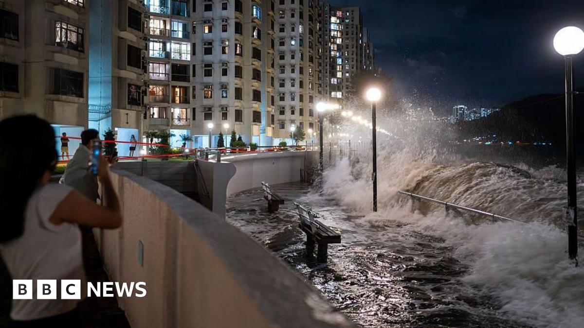 Super Typhoon Ragasa: 14 killed in Taiwan and Hong Kong brought to standstill