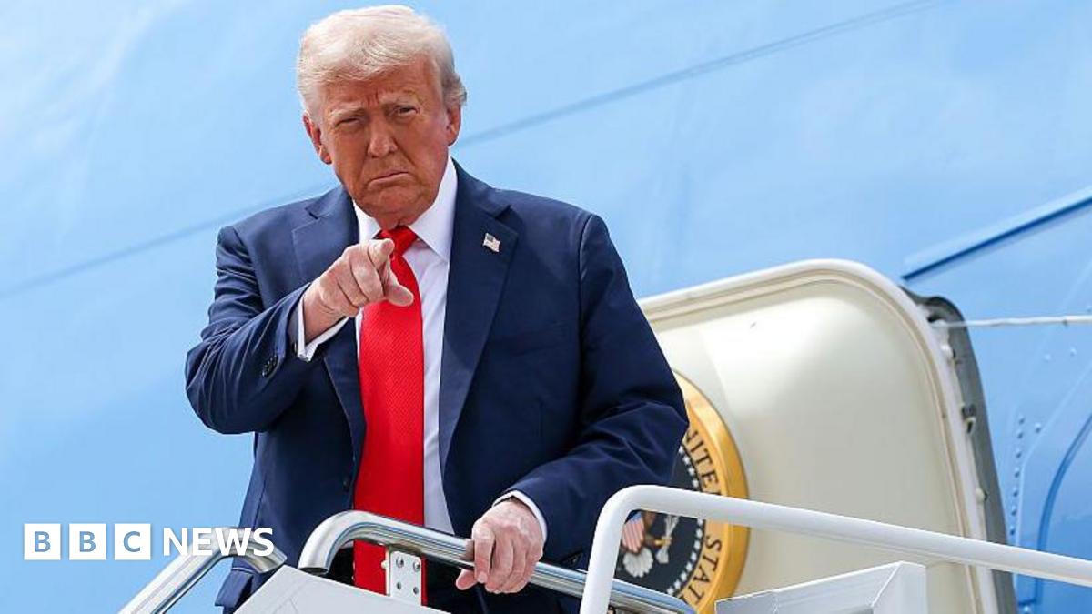 Charlie Kirk latest: Trump arrives at Charlie Kirk memorial as tens of thousands attend service