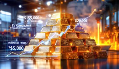 Nickel market outlook: gold bars, price projection.