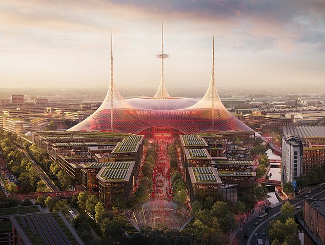 Man United's plan for a new 100,000 seater stadium may not include the controversial canopy