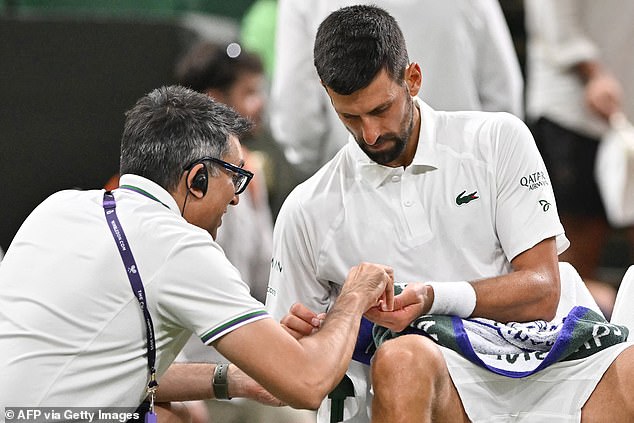 At Wimbledon, he bounced back after taking some 'miracle pills' during his first-round clash