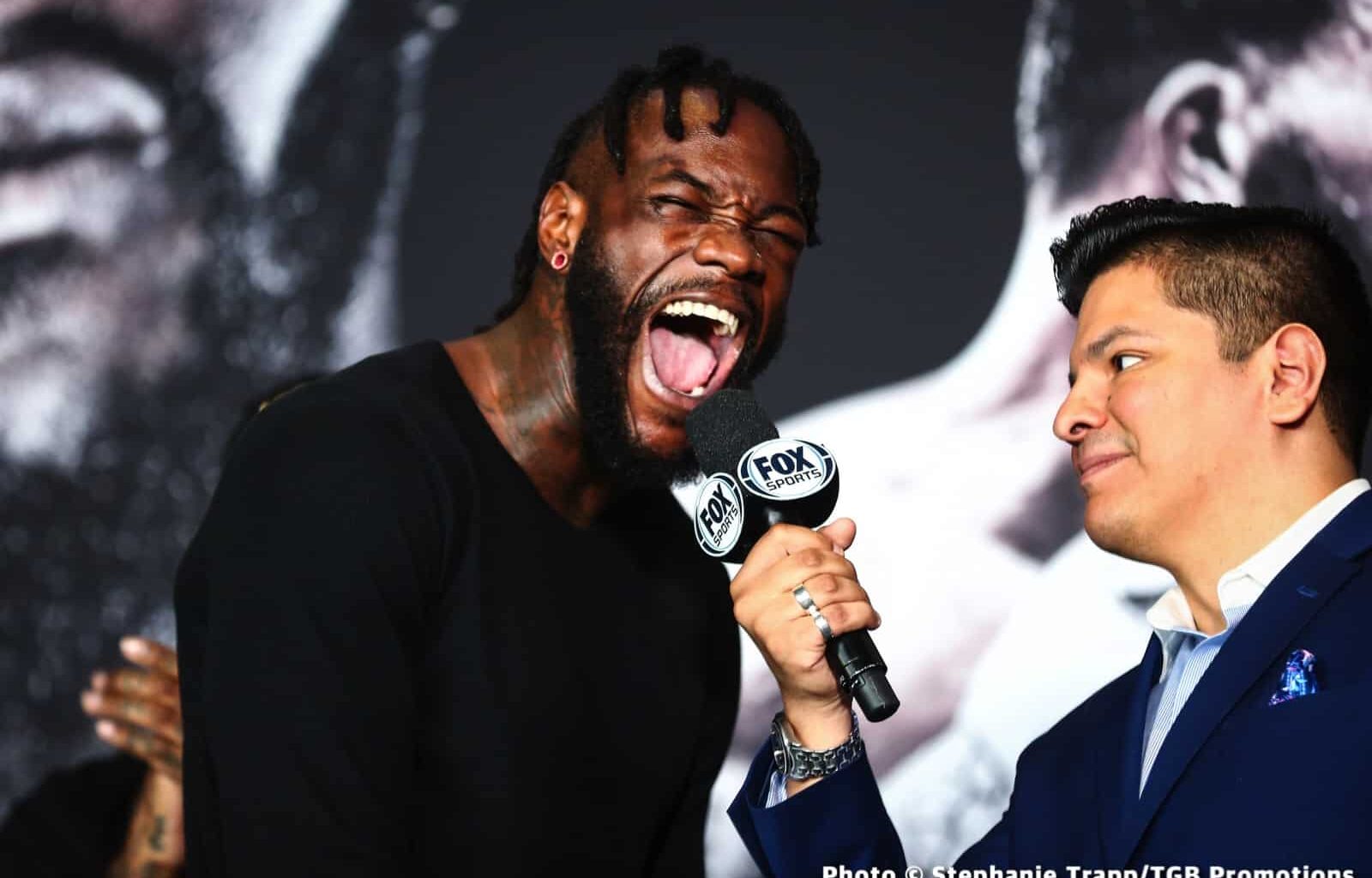 Deontay Wilder Accepts Francis Ngannou's Challenge And Throws Down One Of His Own: “Step In The Ring”