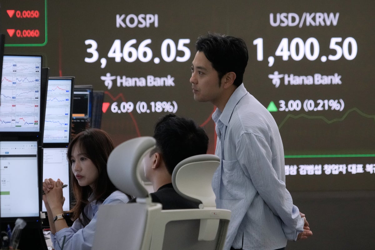 Asian shares are mostly higher after Wall Street’s rally loses steam