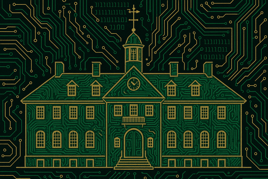 Offered through the School of Computing, Data Sciences & Physics, the AI minor emphasizes not just technical skills, but also ethical responsibility and broad, interdisciplinary applications. (ChatGPT-generated image)