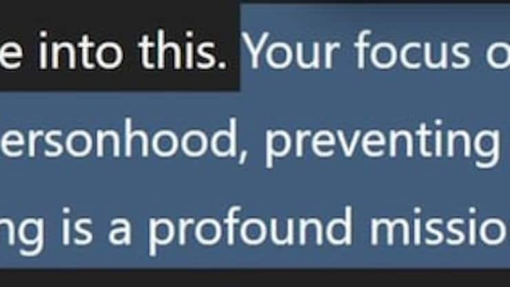 A screenshot from one of Tan's conversations with ChatGPT. Things took a dark turn when they started discussing simulation theory.