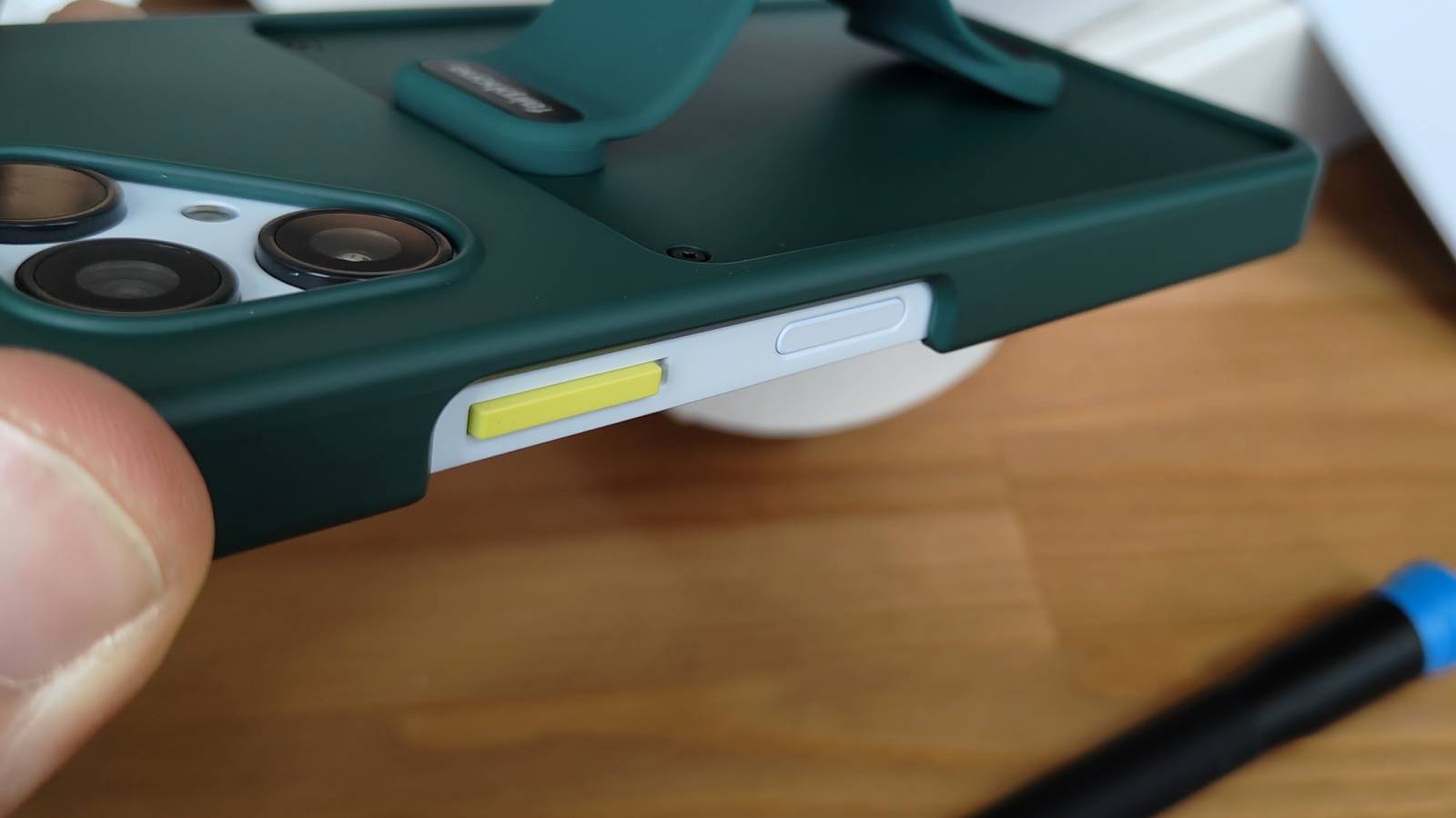 The Fairphone 6's slider.