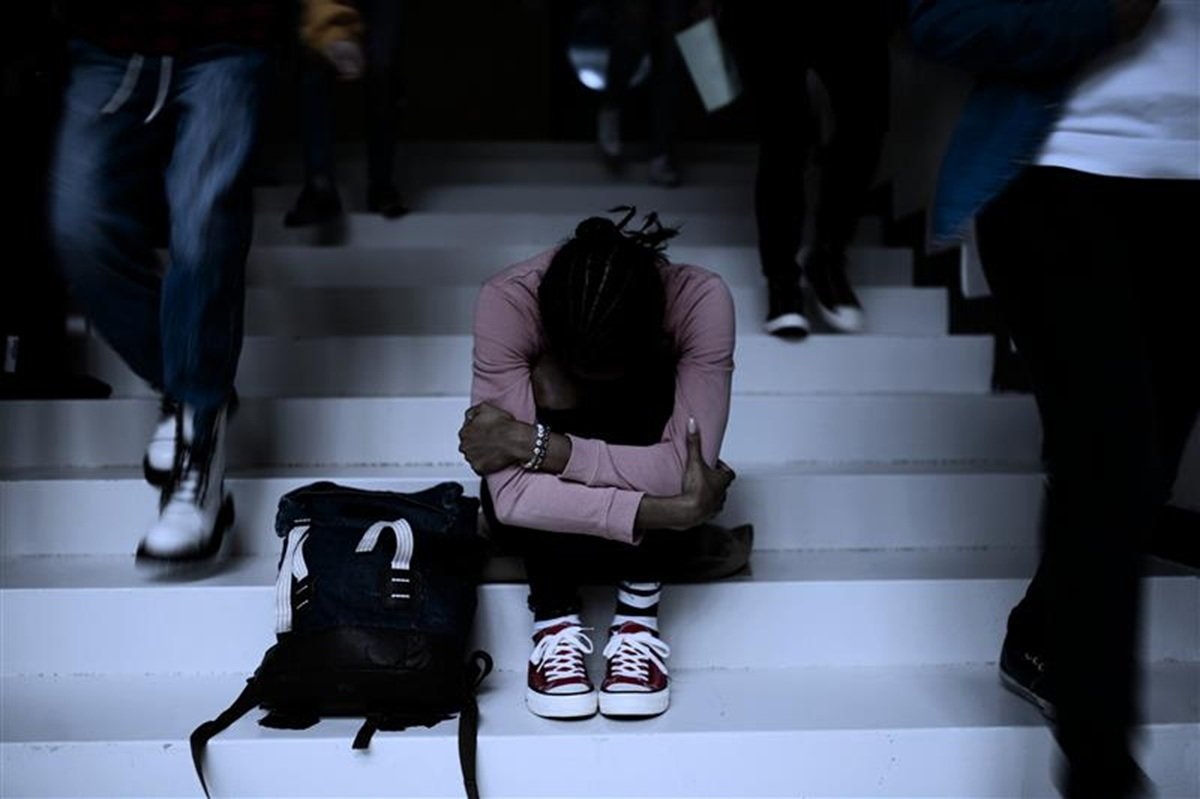Depressed student 