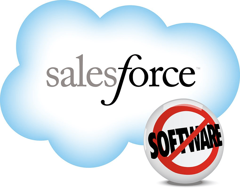 Salesforce "No Software" logo