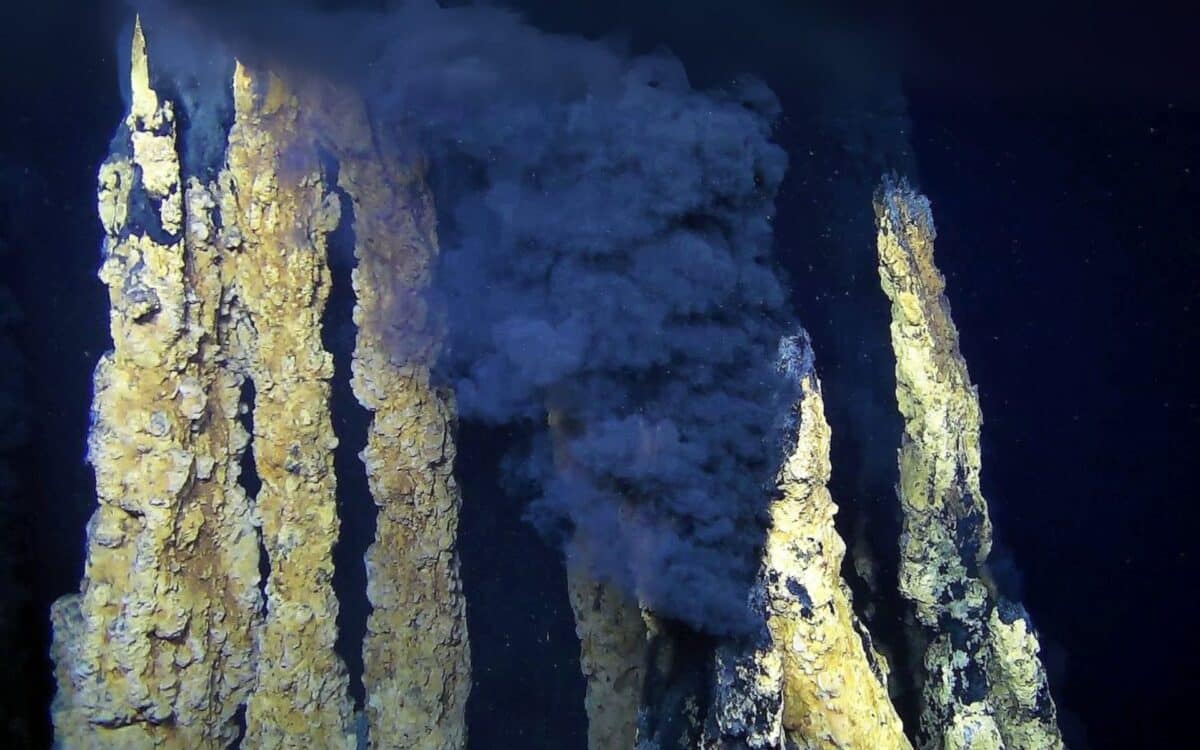 Example Of Deep Sea Black Smokers. Photo Trond Mohn Centre For Deep Sea Researchuniversity Of Bergen.