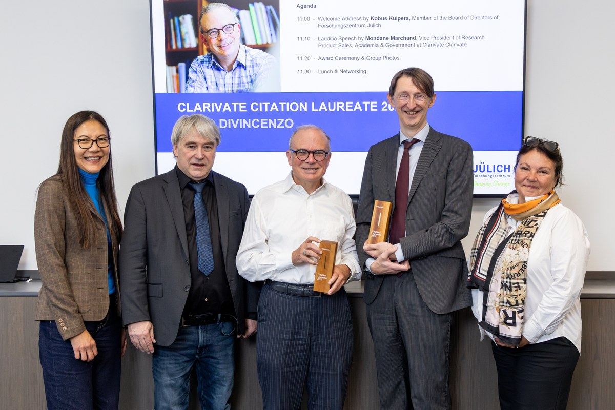 David DiVincenzo Named Citation Laureate for Pioneering Role in Quantum Computing