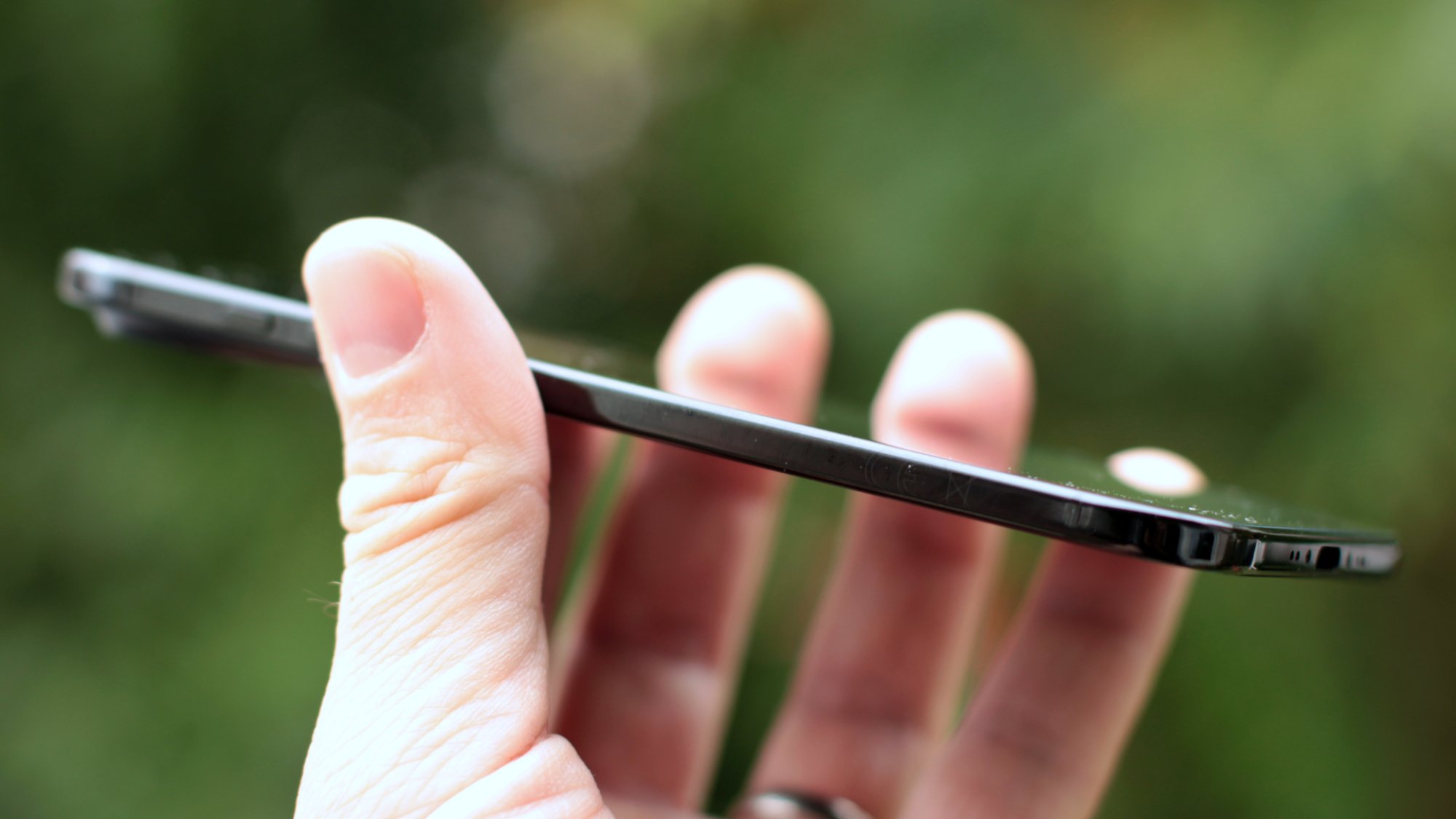 Apple iPhone Air seen from the side