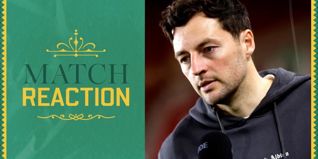 Ryan Mason reacts to Middlesbrough setback - West Bromwich Albion