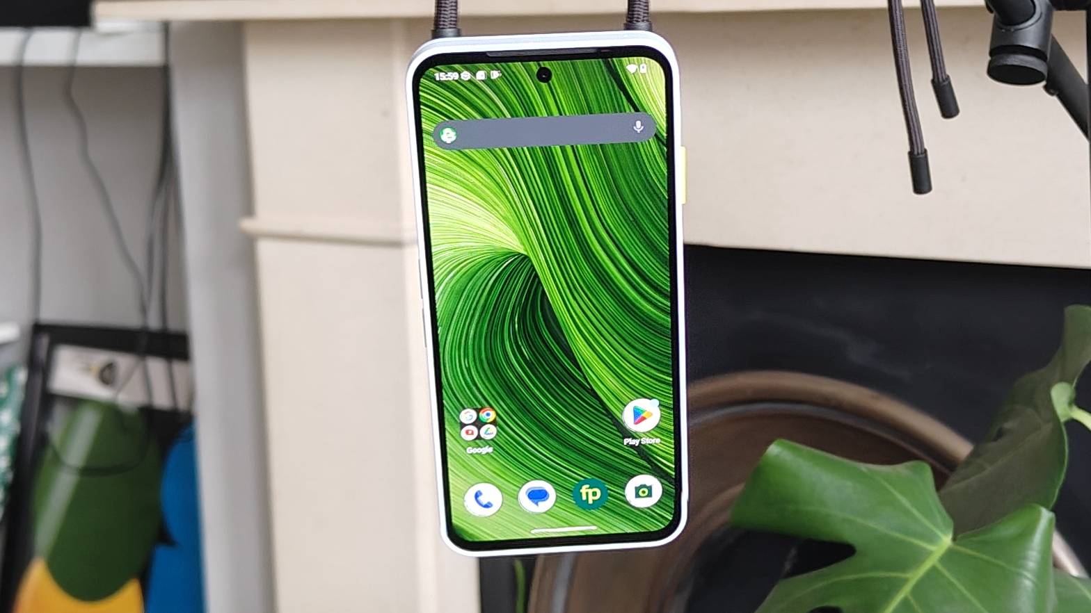 The Fairphone 6's screen.