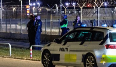 Flights were halted at Copenhagen Airport due to drone reports. Pic: Reuters