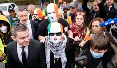 Terror charges against Kneecap rapper cannot continue, court says | Ents & Arts News