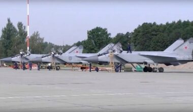 Three Russian air force MiG-31 fighter jets were reported to be in Estonia's airspace. File pic: Russian Defence Ministry / AP