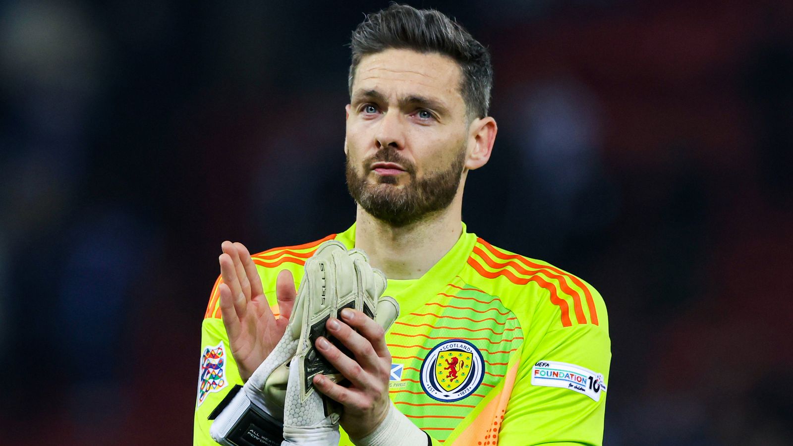 Craig Gordon last played for Scotland in March against Greece