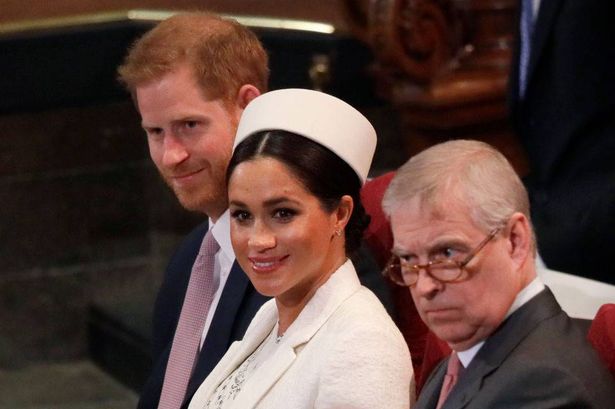 Prince Harry, Meghan Markle and Prince Andrew