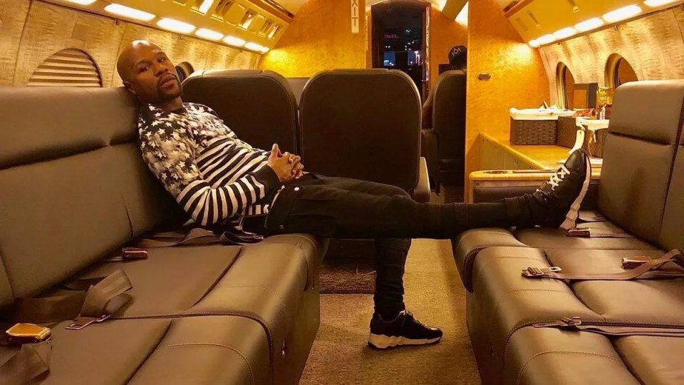 Mayweather even calls himself 'Money Mayweather' in light of his earnings- enough to buy himself a private jet