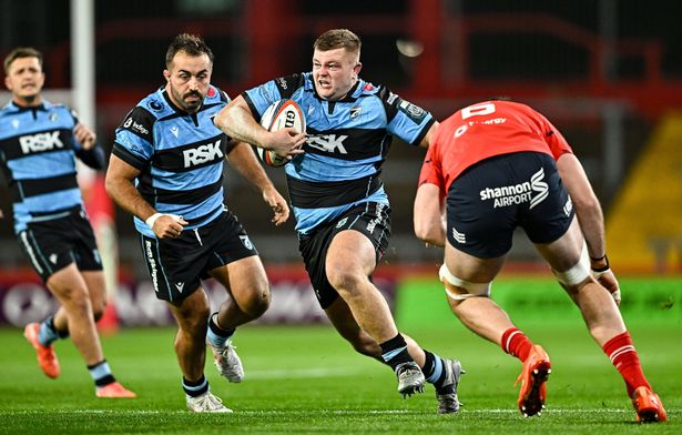 Danny Southworth of Cardiff Rugby in action 