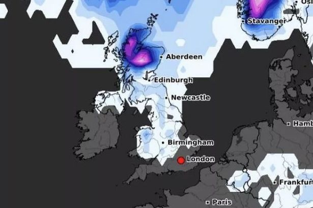 Snow is set to fall over several parts of the country on October 26