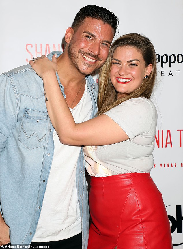 Hanson was the first boyfriend the reality TV star after she left her husband, Jax Taylor, with whom she has a son; pictured December 2019 in Las Vegas