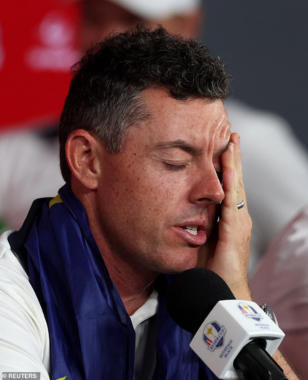 McIlroy struggled to contain his emotions as he opened up on all he had endured in New York