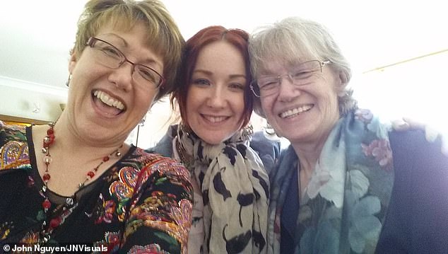 Debi, pictured with Sasha and her mother, was disinvited from her daughter's wedding and since then, contact has been virtually non-existent, with Sasha refusing to engage even when Debi broke the news of her grandmother’s death