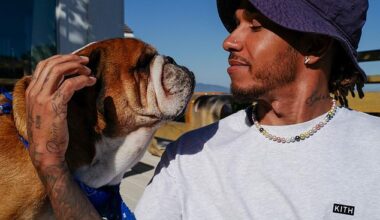 Lewis Hamilton is facing a Formula One GP without his beloved dog Roscoe for the first time since 2013