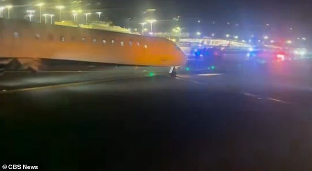 Two Delta Airlines planes have collided on the runway at LaGuardia Airport in New York