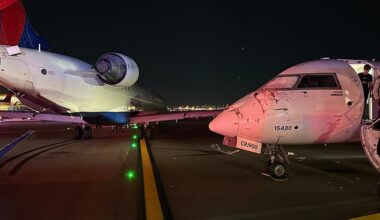 Both of the planes were taxiing at the time of the crash, which occurred on Wednesday night