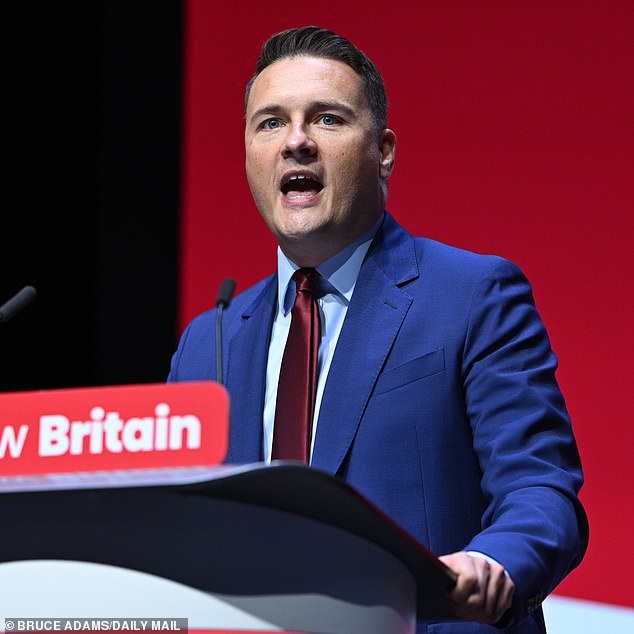 Health and social care secretary Wes Streeting