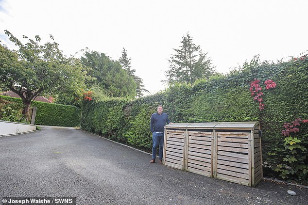 Judges accepted the Harrison-Ellis' argument that the Hunts' 'appeared to have been perfectly happy about Hillside until January 2023', when the bin shed was built