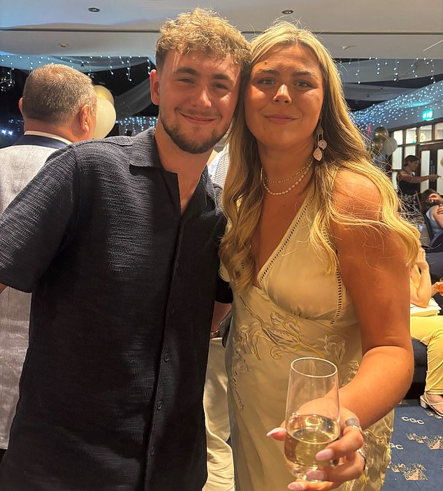 Georgia is pictured with her brother Joe who said she 'showed no judgment towards others' and 'got along with everybody'