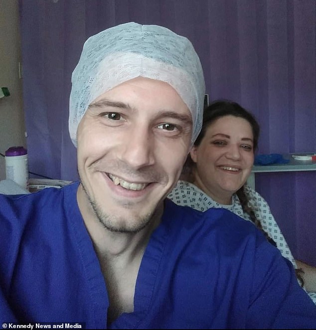 Steve Burrows, from St Neots in Cambridgeshire, was suddenly hit by twinges in his lower back in late July and began doing yoga stretches to alleviate the pain