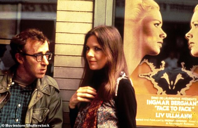 Keaton in 1978 would claim the Best Actress in a Leading Role award for her work in Annie Hall, her first of four lifetime nominations (pictured with Woody Allen in the 1977 flick)
