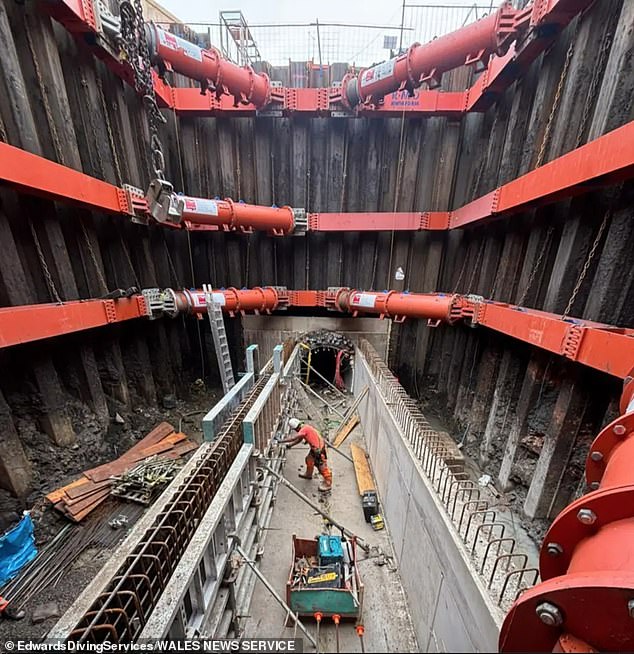 A spokesman for Merthyr Tydfil Council said: 'The council has every confidence that the remainder of the work will be completed shortly'