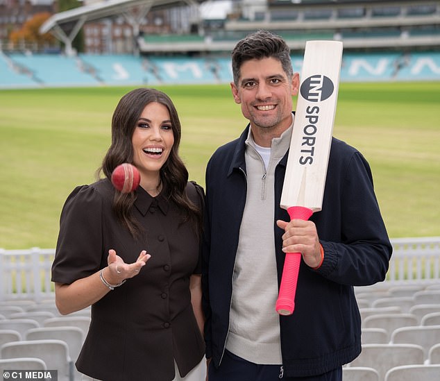 Becky Ives (left) and Alastair Cook will be part of the TNT Sports' Ashes coverage