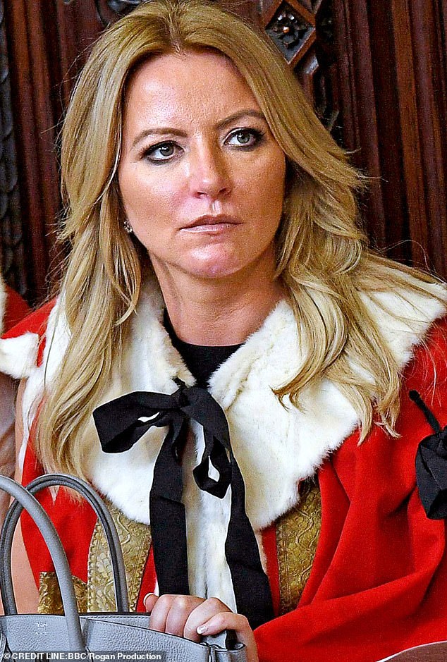 The baroness has been embroiled in controversy over defective surgical gowns supplied to the NHS by PPE Medpro, owned by her husband Doug Barrowman, during the Covid pandemic